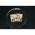 Lucite Round Embedment Award (6"x7/8")